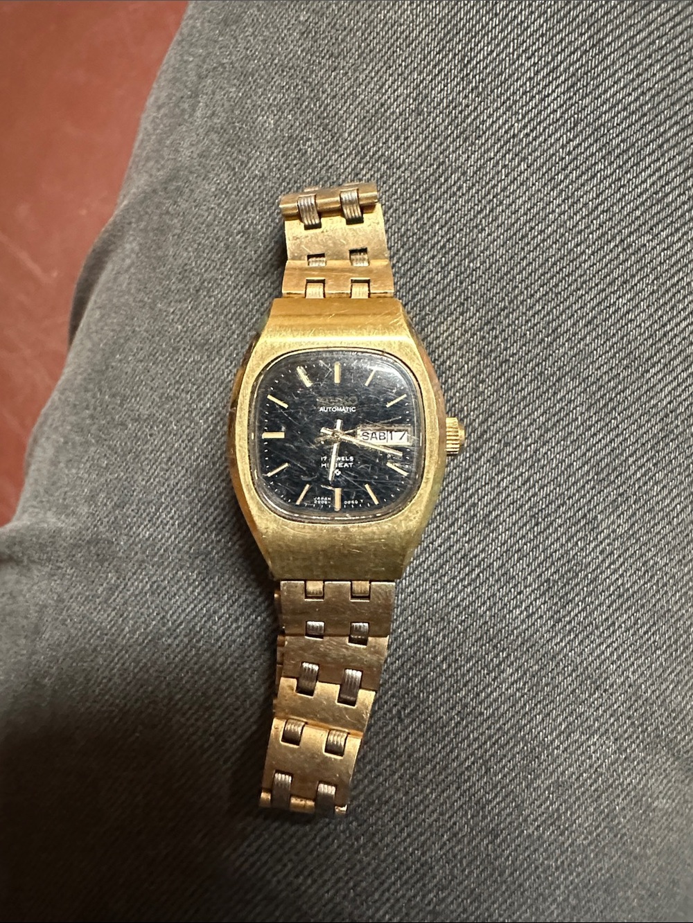 Vintage Gold Tone Seiko Watch